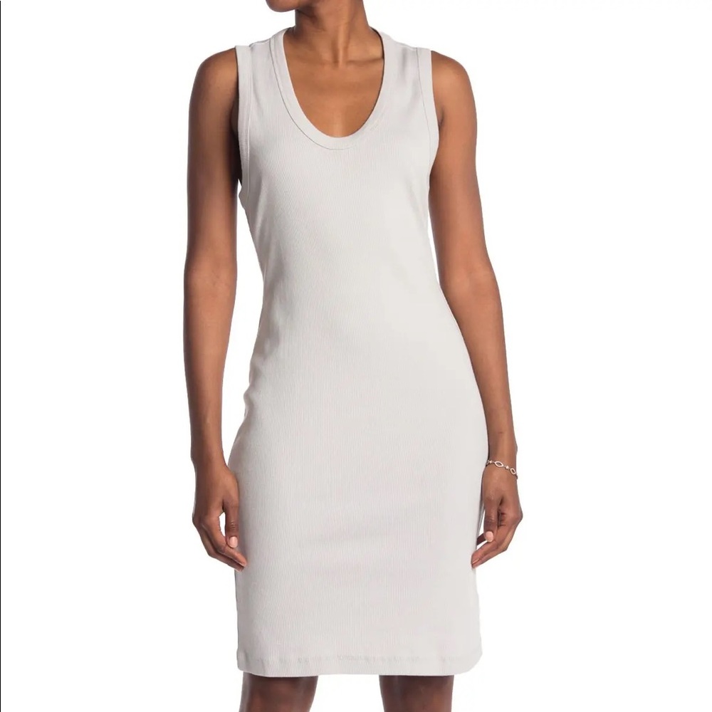 James Perse knit tank dress like new! Pinkish nude